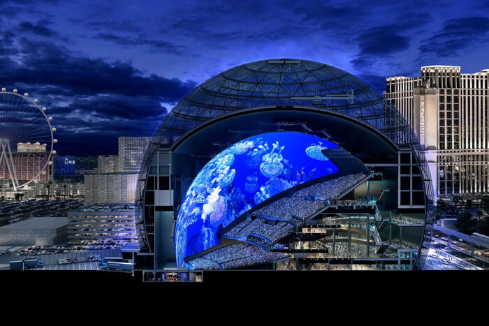У Лас-Вегасі презентували сферичну споруду, яка є найбільшою у світі, фото та відео
