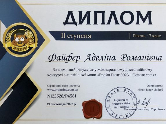 Дві школярки з Франківщини перемогли на Міжнародному конкурсі з англійської мови